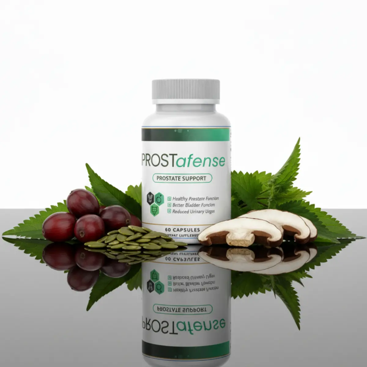 Visão geral dos ingredientes do ProstAfense